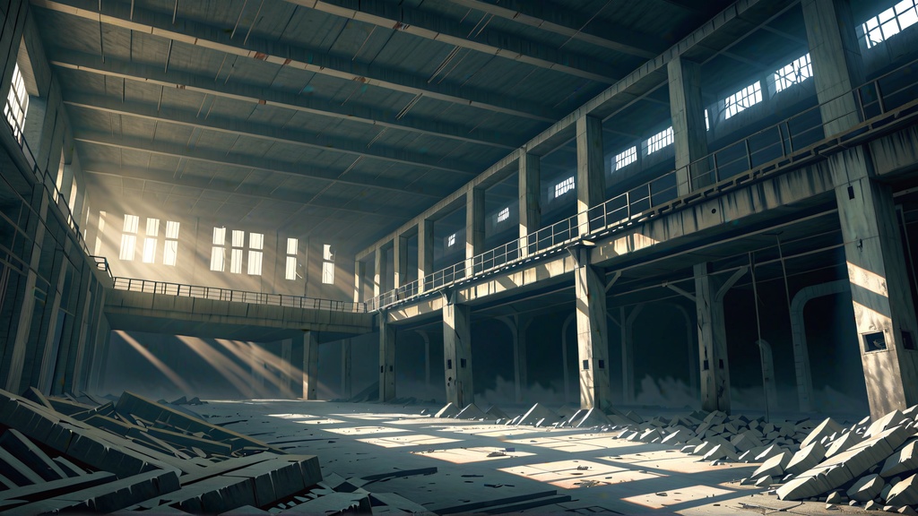 【背景50枚 PNG】工場廃墟 （ゲーム/TRPG/CoC/ココフォリア）