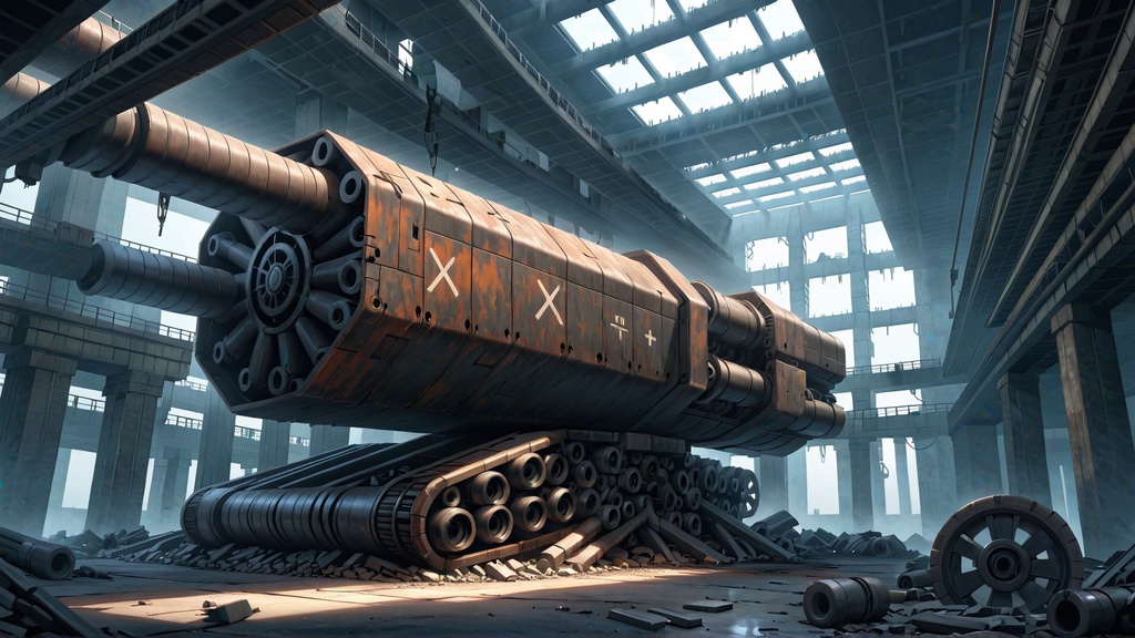 【背景50枚 PNG】工場廃墟 (ゲーム/TRPG/CoC/ココフォリア)