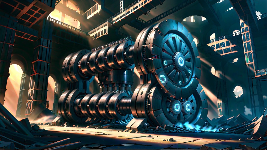 【背景50枚 PNG】工場廃墟 (ゲーム/TRPG/CoC/ココフォリア)