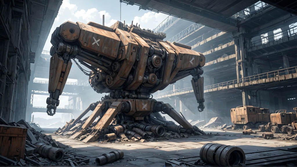 【背景50枚 PNG】工場廃墟 (ゲーム/TRPG/CoC/ココフォリア)