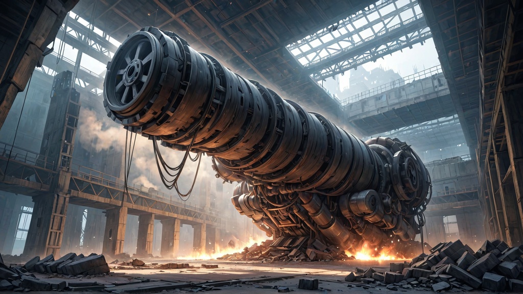 【背景50枚 PNG】工場廃墟 (ゲーム/TRPG/CoC/ココフォリア)