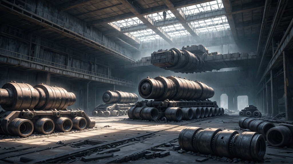 【背景50枚 PNG】工場廃墟 (ゲーム/TRPG/CoC/ココフォリア)