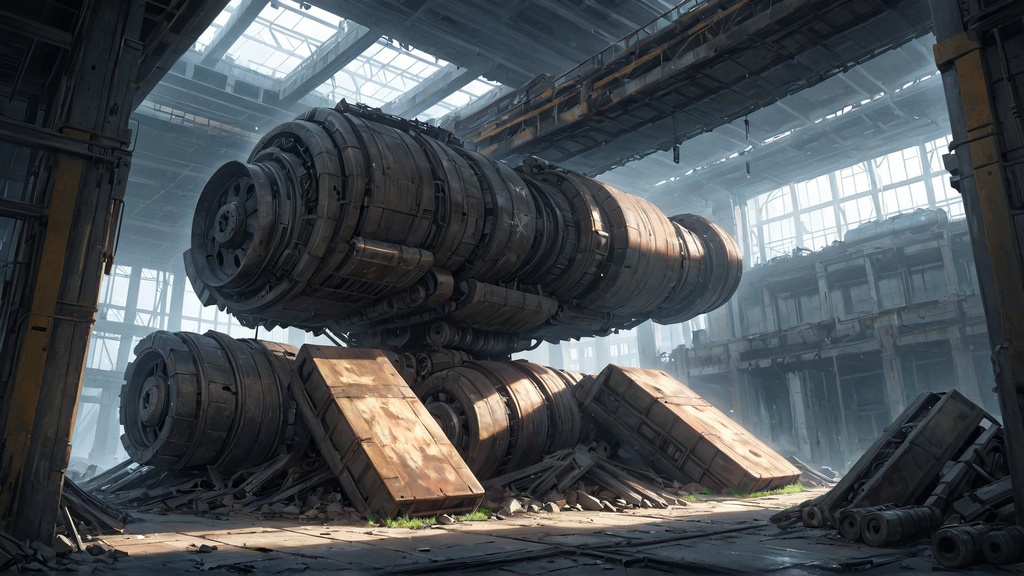 【背景50枚 PNG】工場廃墟 (ゲーム/TRPG/CoC/ココフォリア)