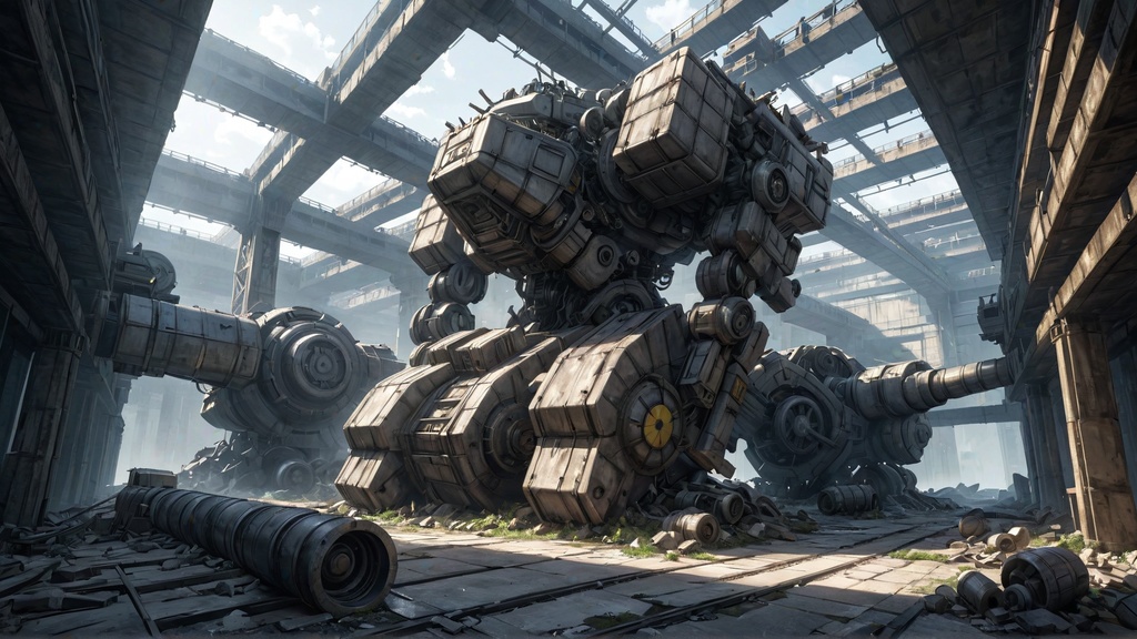 【背景50枚 PNG】工場廃墟 (ゲーム/TRPG/CoC/ココフォリア)