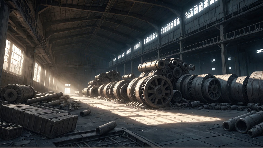 【背景50枚 PNG】工場廃墟 (ゲーム/TRPG/CoC/ココフォリア)