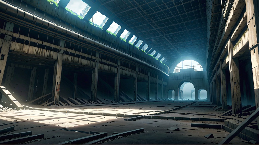 【背景50枚 PNG】工場廃墟 (ゲーム/TRPG/CoC/ココフォリア)