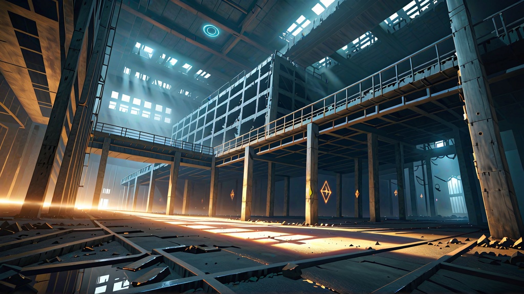 【背景50枚 PNG】工場廃墟 (ゲーム/TRPG/CoC/ココフォリア)