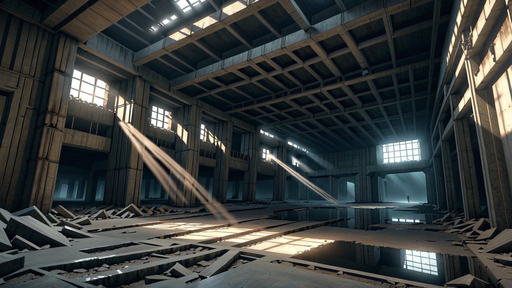 【背景50枚 PNG】工場廃墟 (ゲーム/TRPG/CoC/ココフォリア)