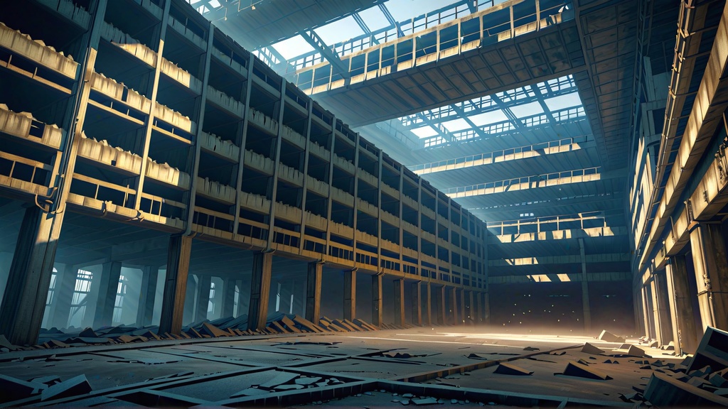 【背景50枚 PNG】工場廃墟 (ゲーム/TRPG/CoC/ココフォリア)