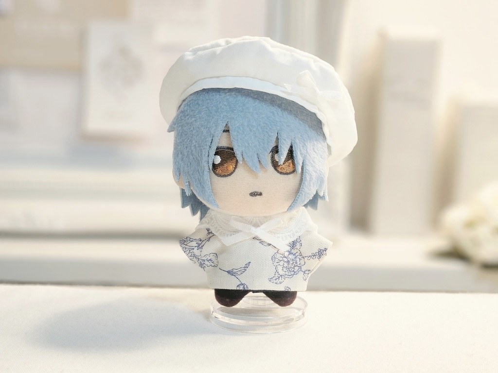 12cm 鳥とお花 ぬい服