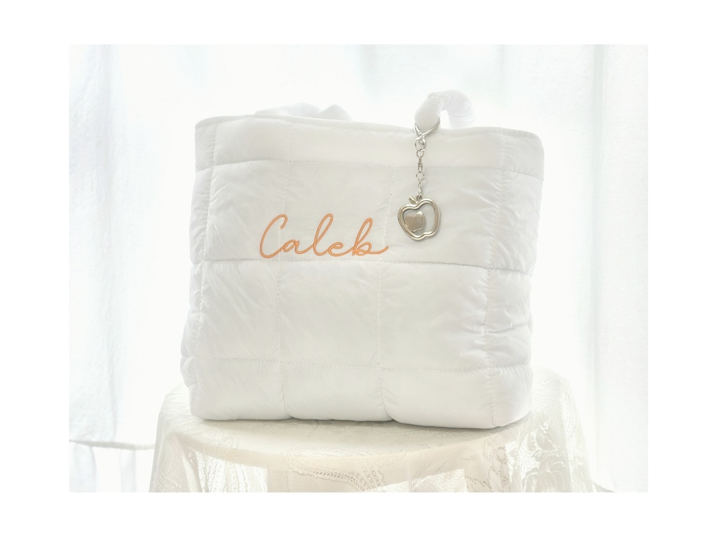 恋と深空 マヒルモチーフキルティングトートバッグ