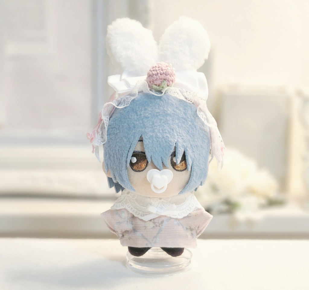 うさみみヘッドドレス いちごミルク