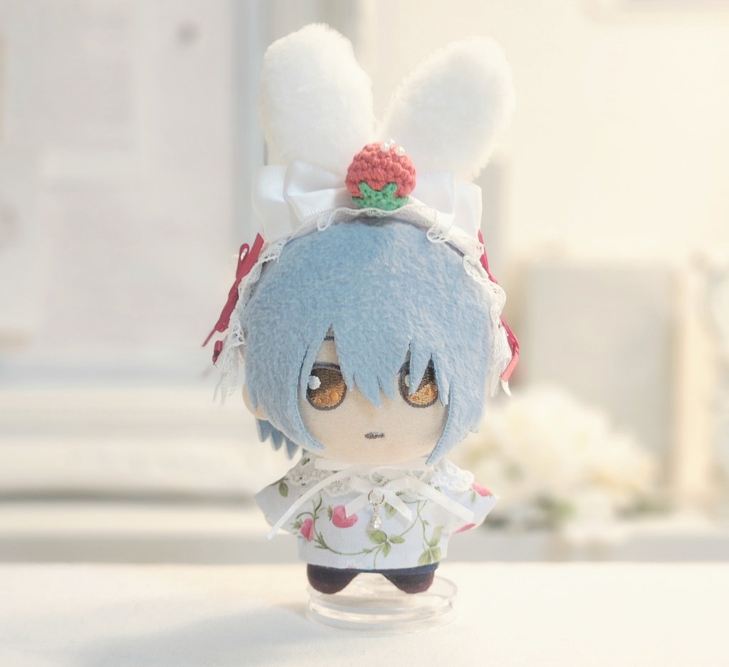 うさみみヘッドドレス いちご