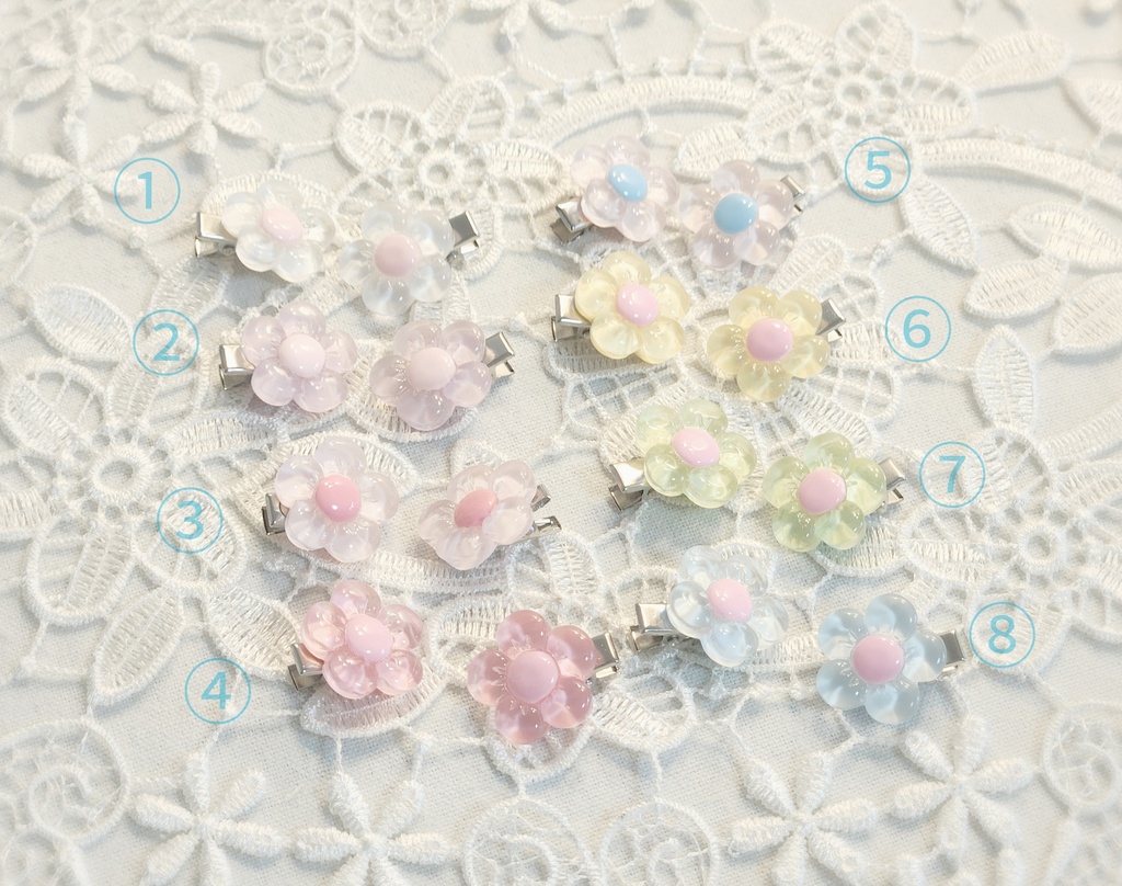 ぬいぐるみ用 ヘアクリップ