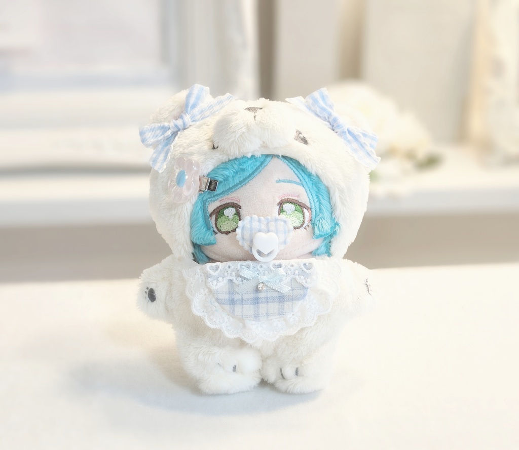 ぬいぐるみ用 ヘアクリップ