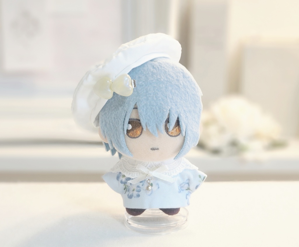 ぬいぐるみ用 ヘアクリップ ハート