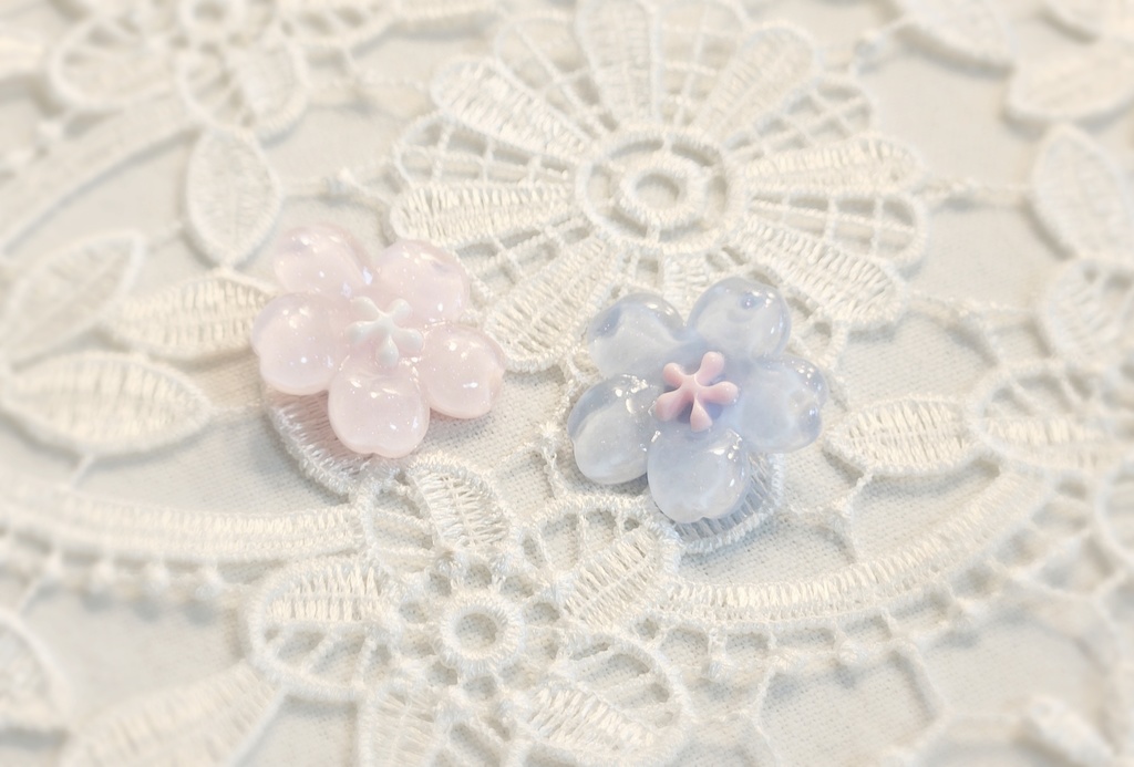ぬいぐるみ用 ヘアピン 桜