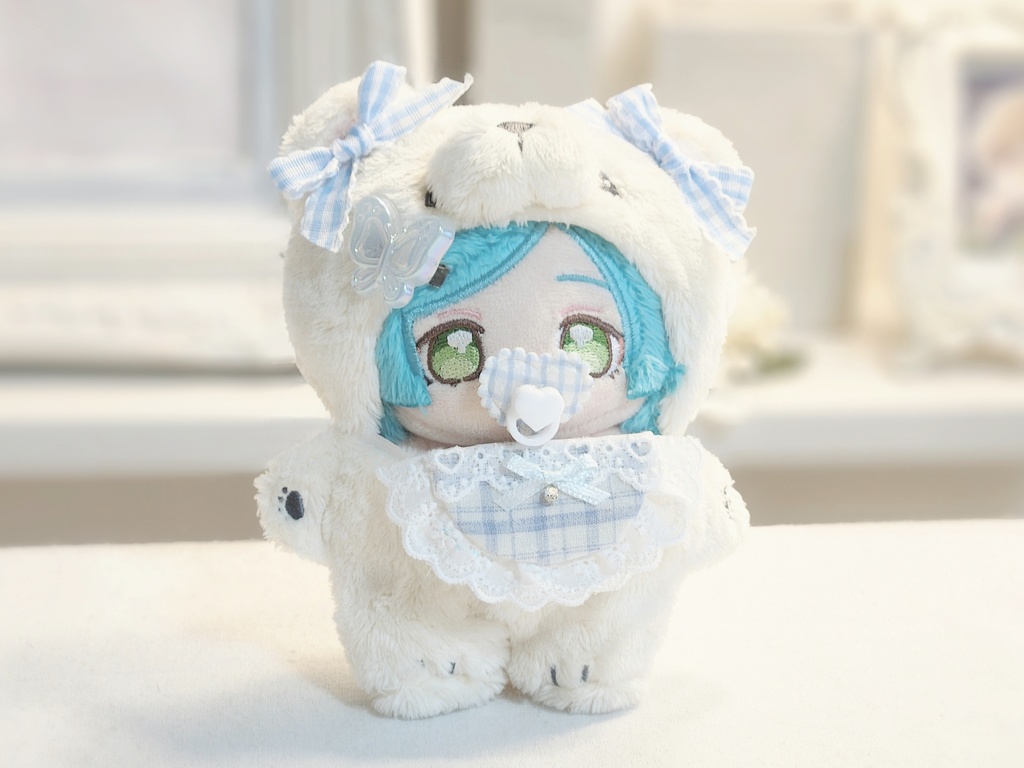 ぬいぐるみ用 ヘアクリップ ちょうちょ