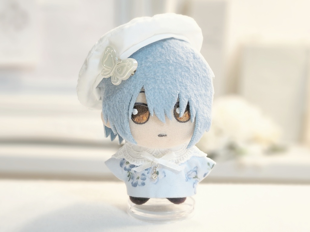 ぬいぐるみ用 ヘアクリップ ちょうちょ