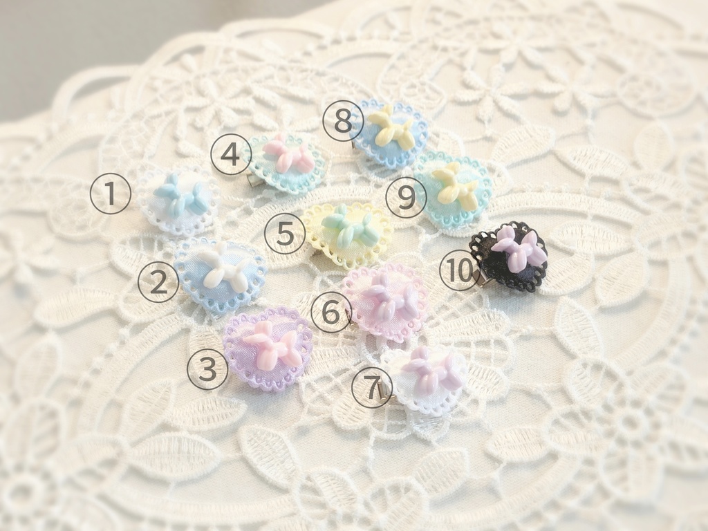 ぬいぐるみ用ヘアクリップ バルーンドッグ