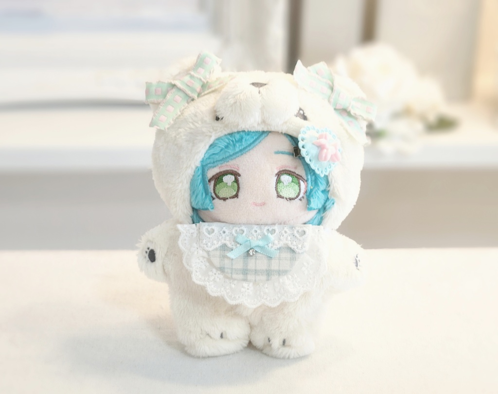 ぬいぐるみ用 ドットリボン