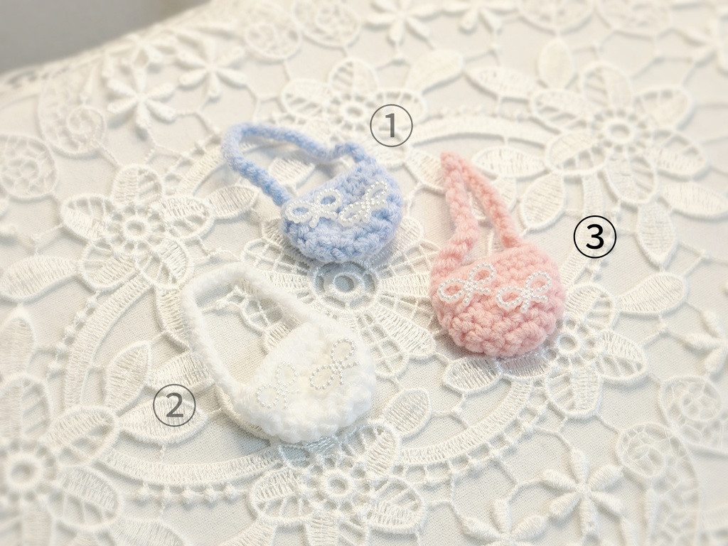 ぬいぐるみ用 リボンバッグ