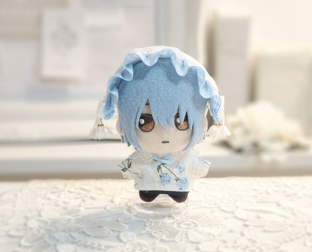 すずらん ギンガムチェックヘッドドレス