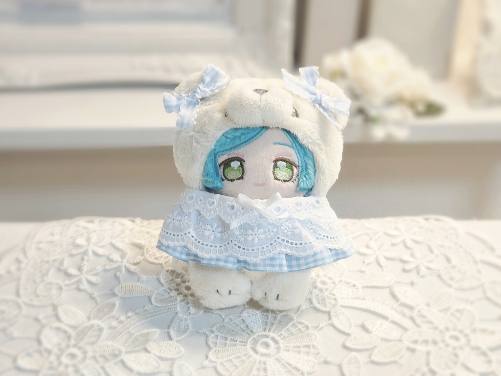 すずらん ギンガムチェックヘッドドレス