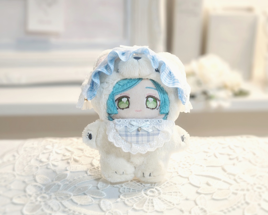 すずらん ギンガムチェックヘッドドレス