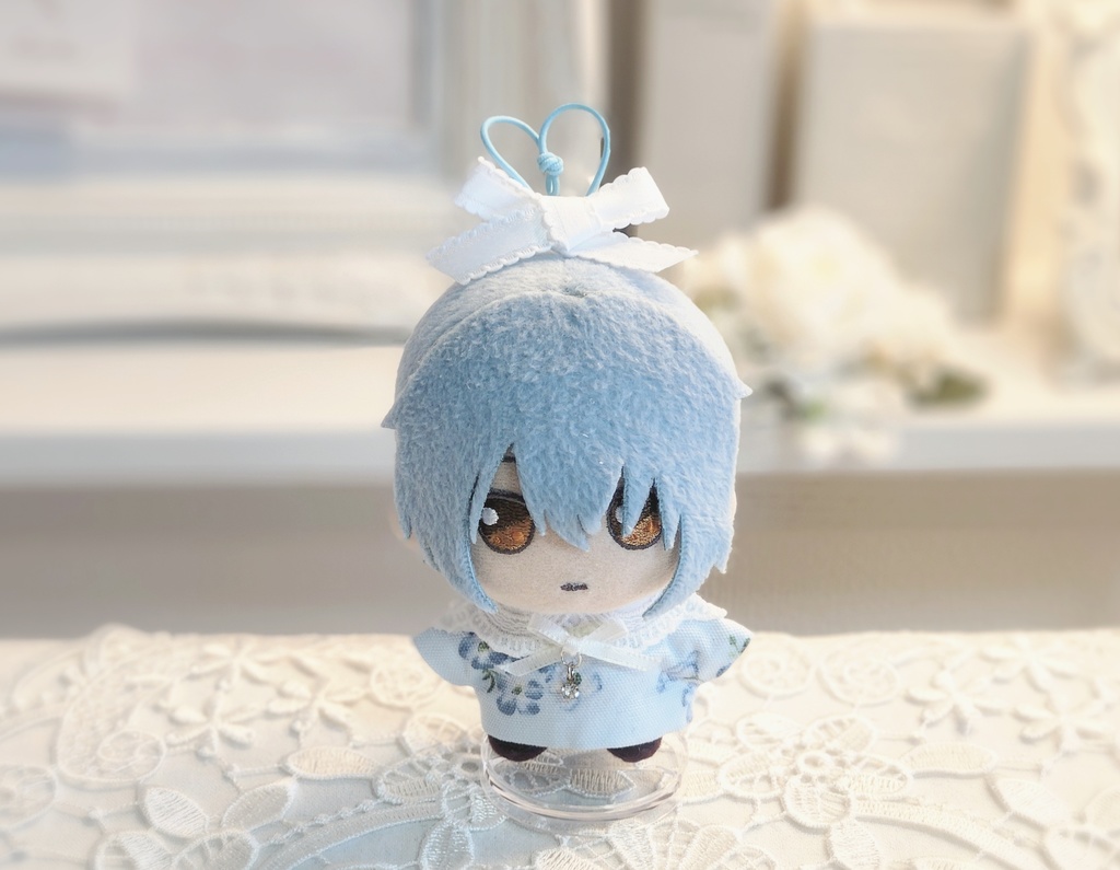 ふわふわレースリボン ヘアピン