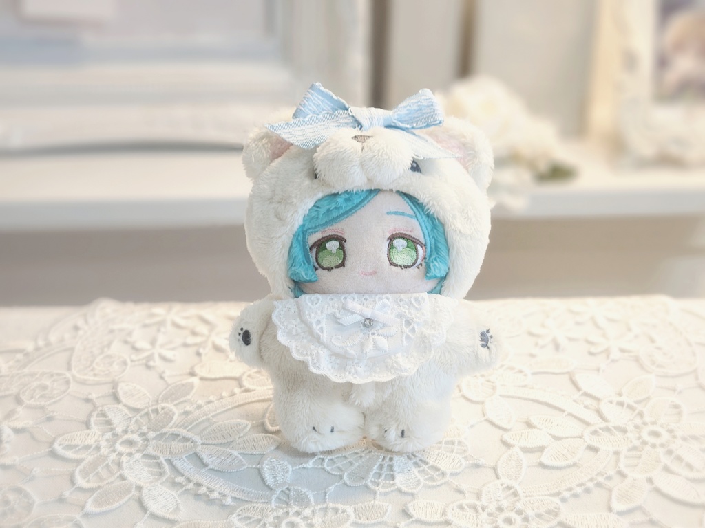 千鳥格子柄 リボンヘアピン୨୧