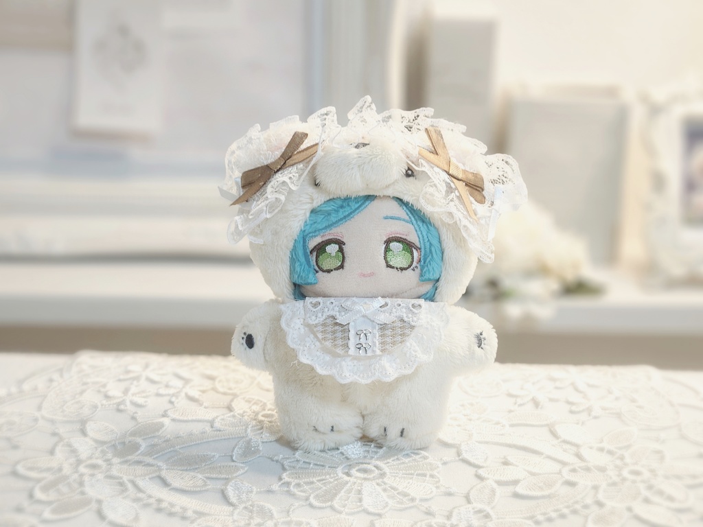 ぬいぐるみ用 スタイ 千鳥格子柄