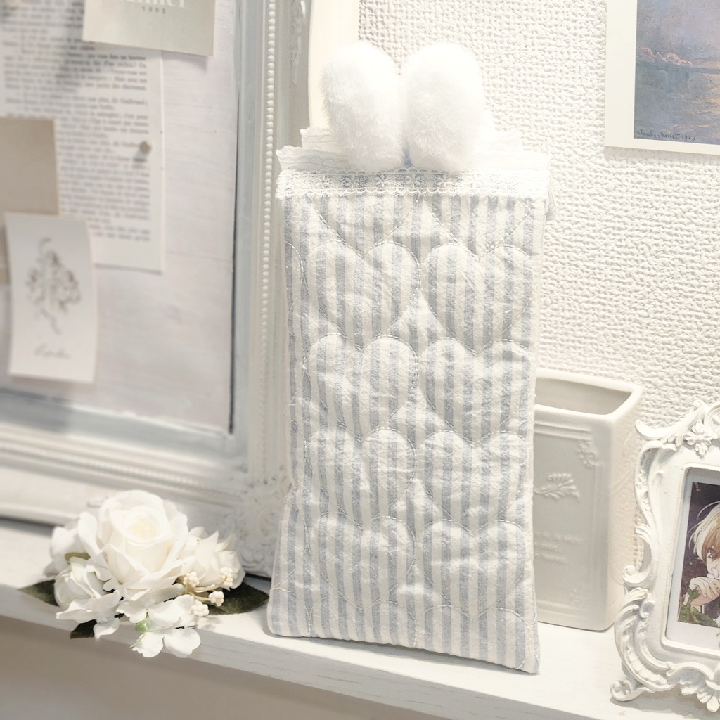 うさみみハートキルティング アクスタポーチ