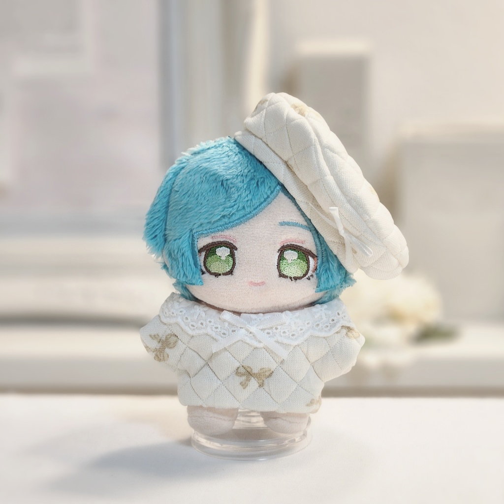 13cm ぬい服 リボンキルティング