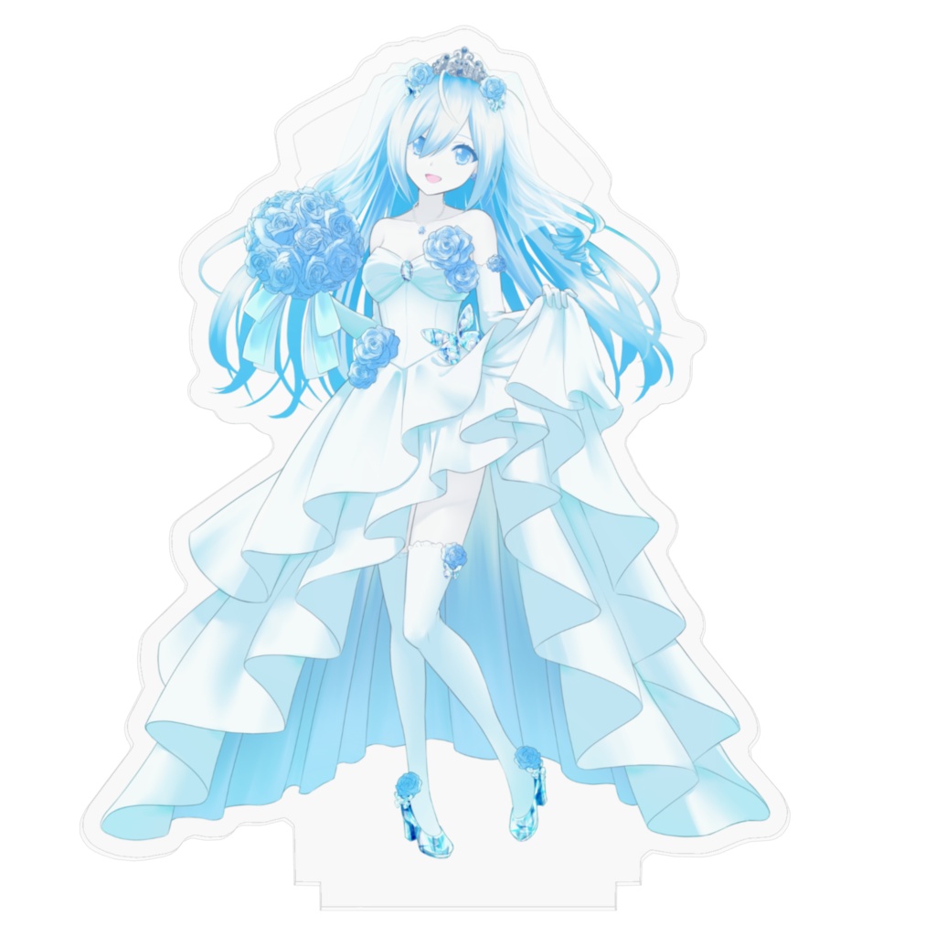 空姫マリン ジューンブライド2022 アクリルスタンド 笑顔Ver.