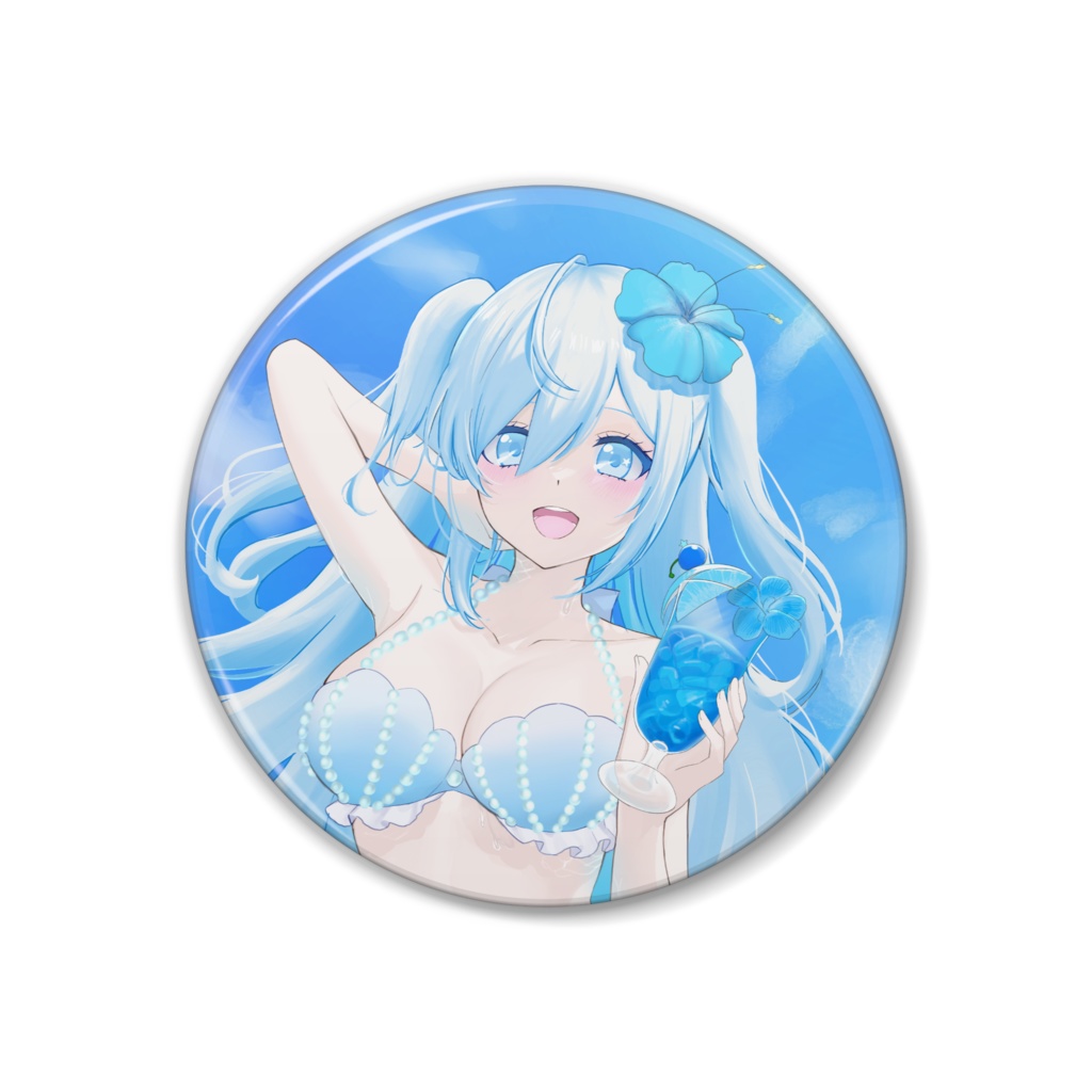 空姫マリン 水着グッズ2022 缶バッジ