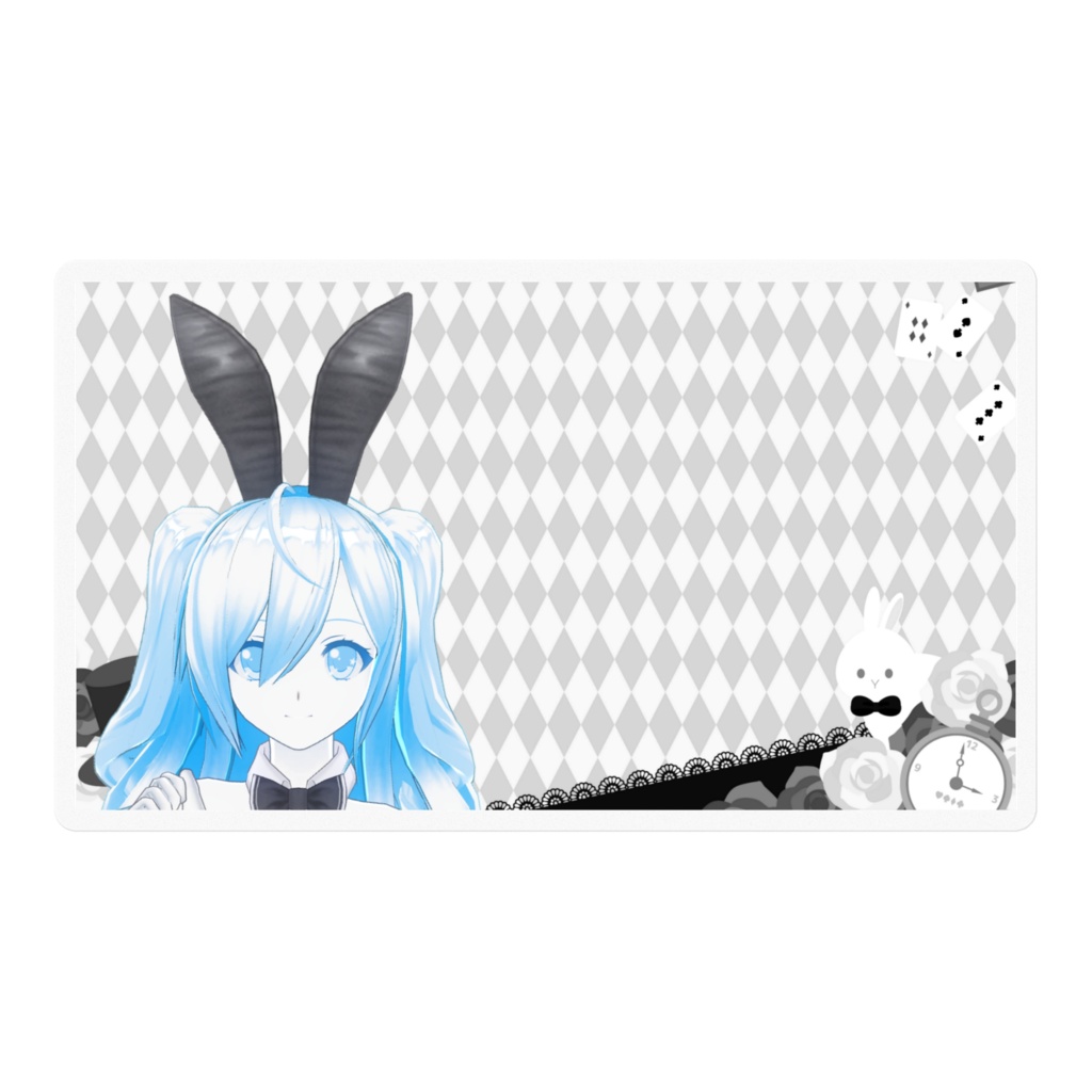 黒うさぎステッカー