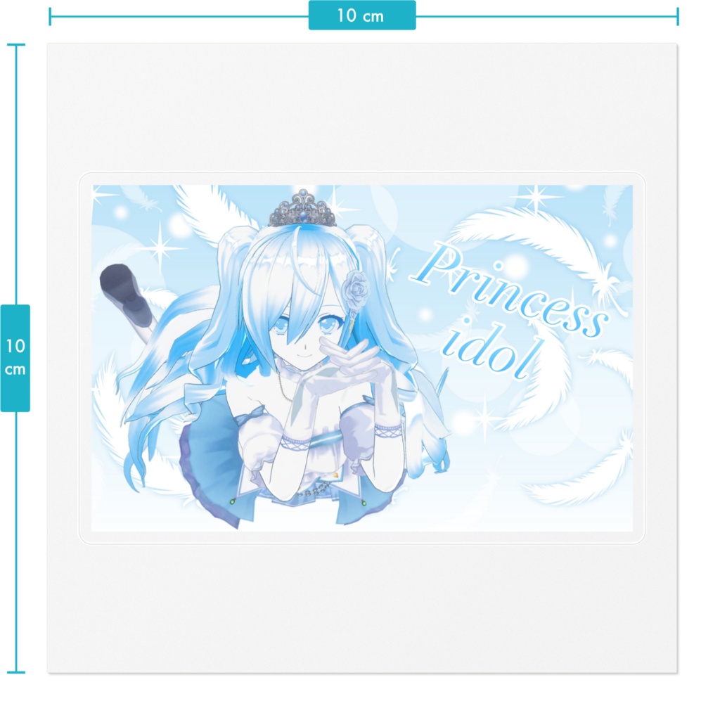 空姫マリン ステッカー 天使の羽