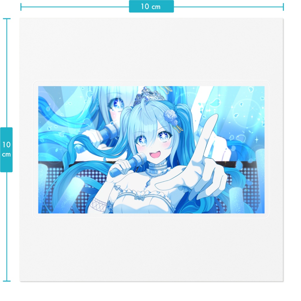 空姫マリン『アイドル』【推しの子】笑顔 ステッカー