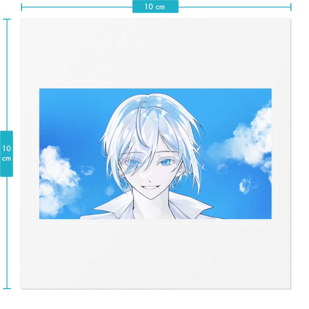 空皇子マリオ【呪術廻戦】五条悟 笑顔 ステッカー