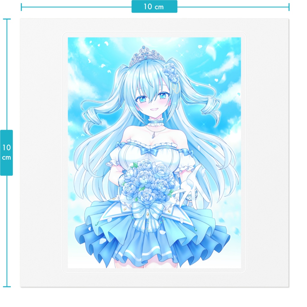 空姫マリン2周年記念グッズ ステッカー