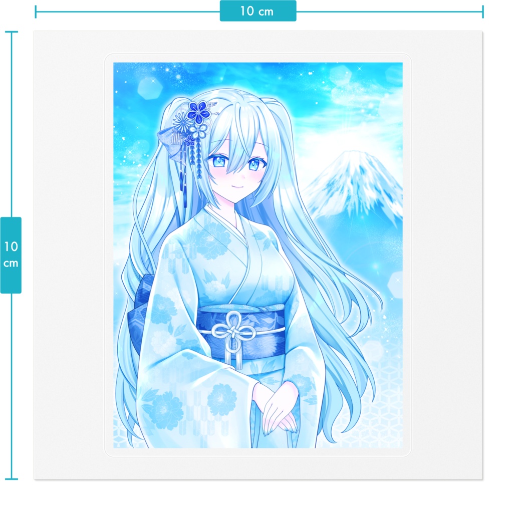 空姫マリンお正月グッズ2025 ステッカー