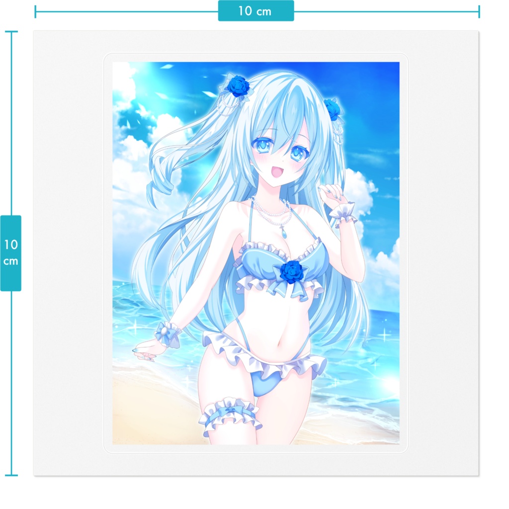 空姫マリン水着グッズ2025 ステッカー