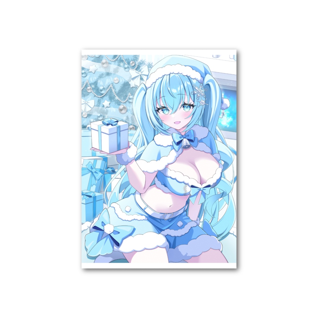 サンタガールマリン フォト風カード