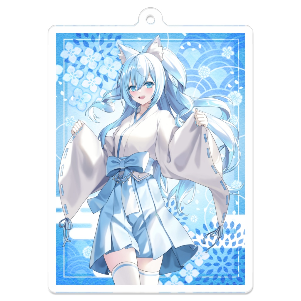 狐耳巫女空姫マリン アクリルキーホルダー