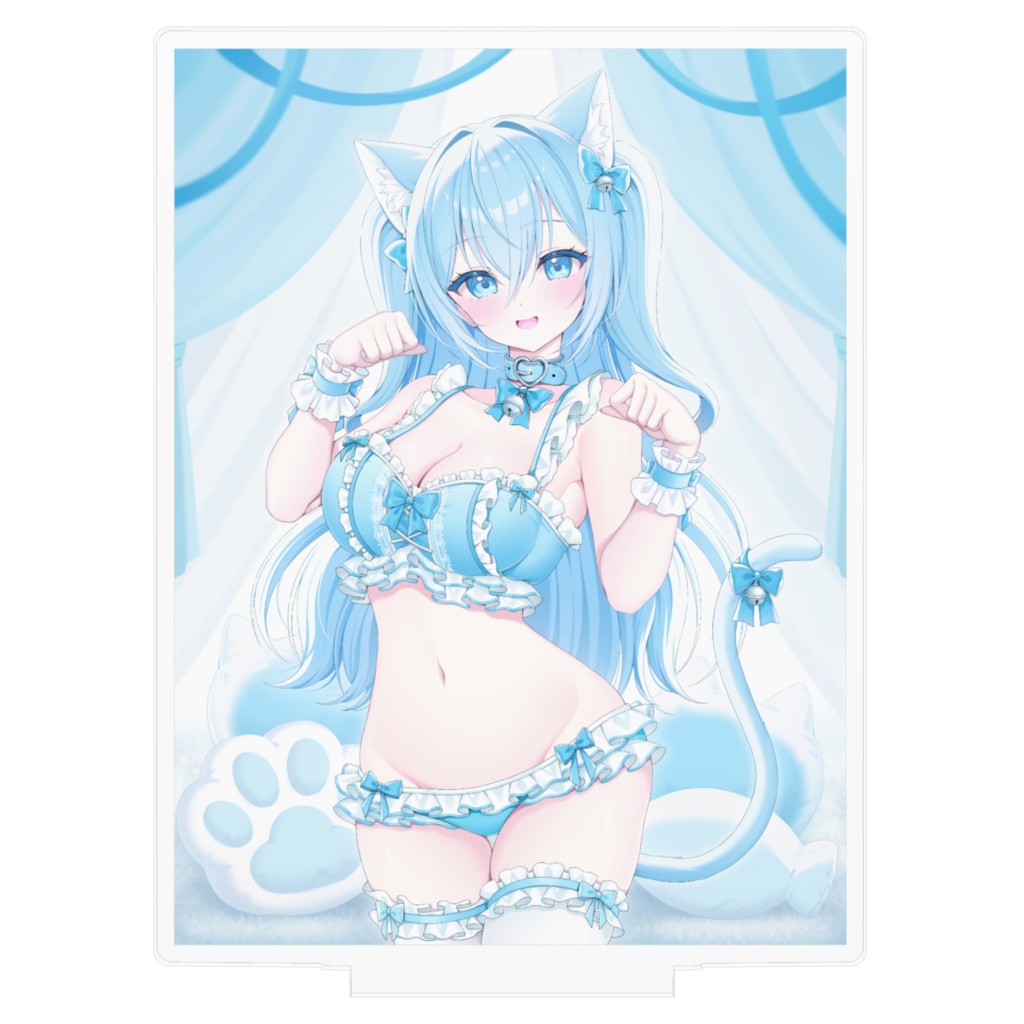 空姫マリン猫耳グッズ アクリルスタンド