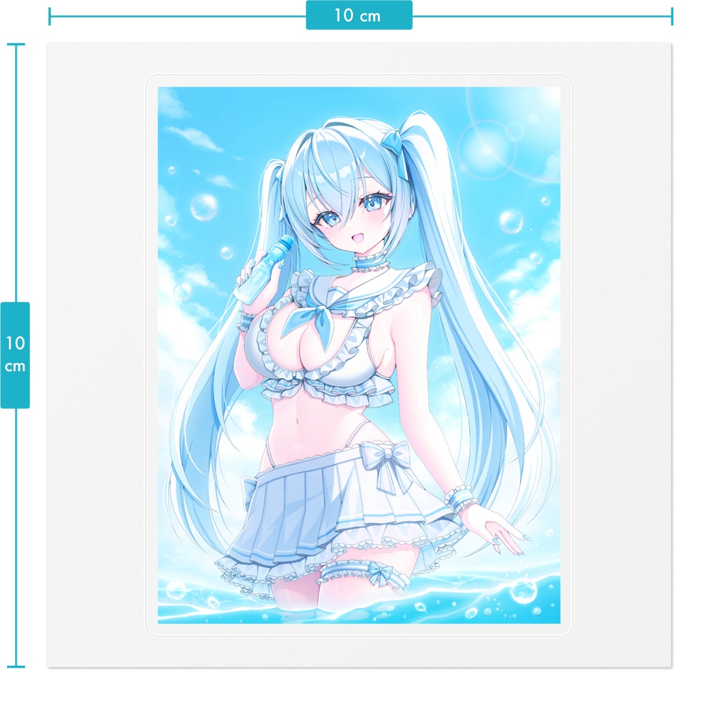 空姫マリンセーラー水着ステッカー