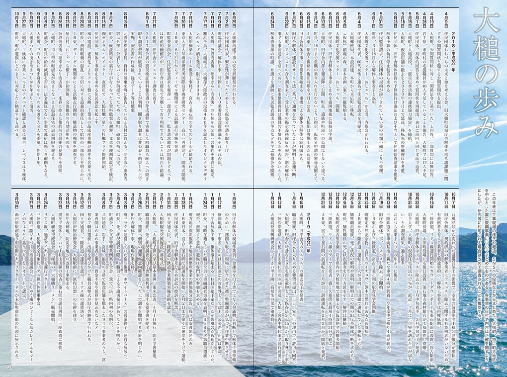 【PDF版】大槌町 ここは復興最前線 ~そして空と海と山に抱かれた街2018~