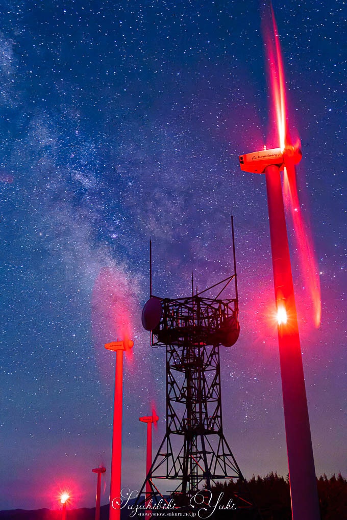 Lumturo en la nokta ĉielo ~大槌の星空~