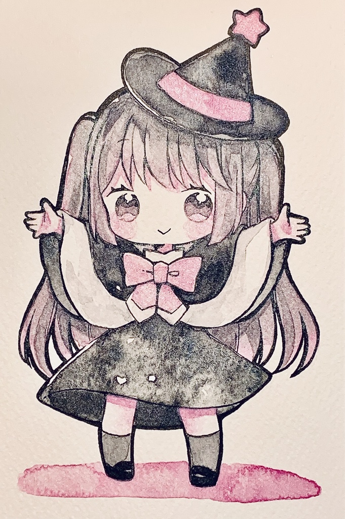 手描きイラスト ハガキサイズ